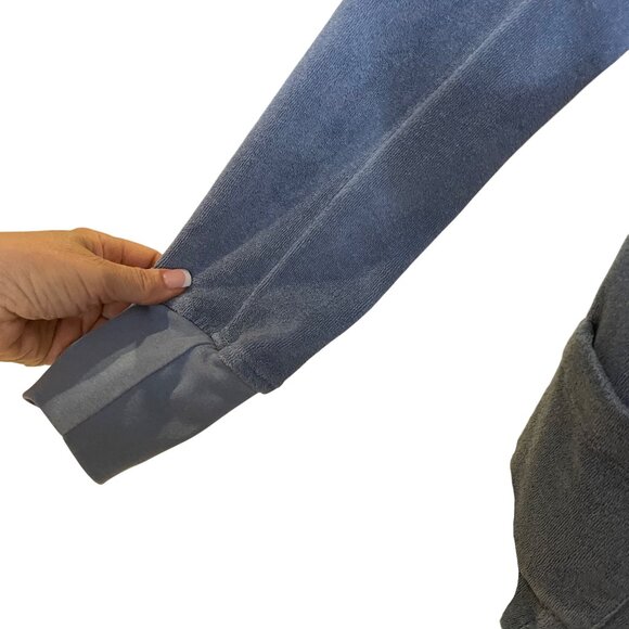 Theodore Beverly Hills Vintage 1990s Womens Lounge Pant Set Size Small Blue New - Picture 7 of 11